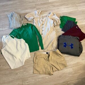 9 piece reseller bundle Diane Von Furstenberg underarmour Vince. Uniqlo j crew
